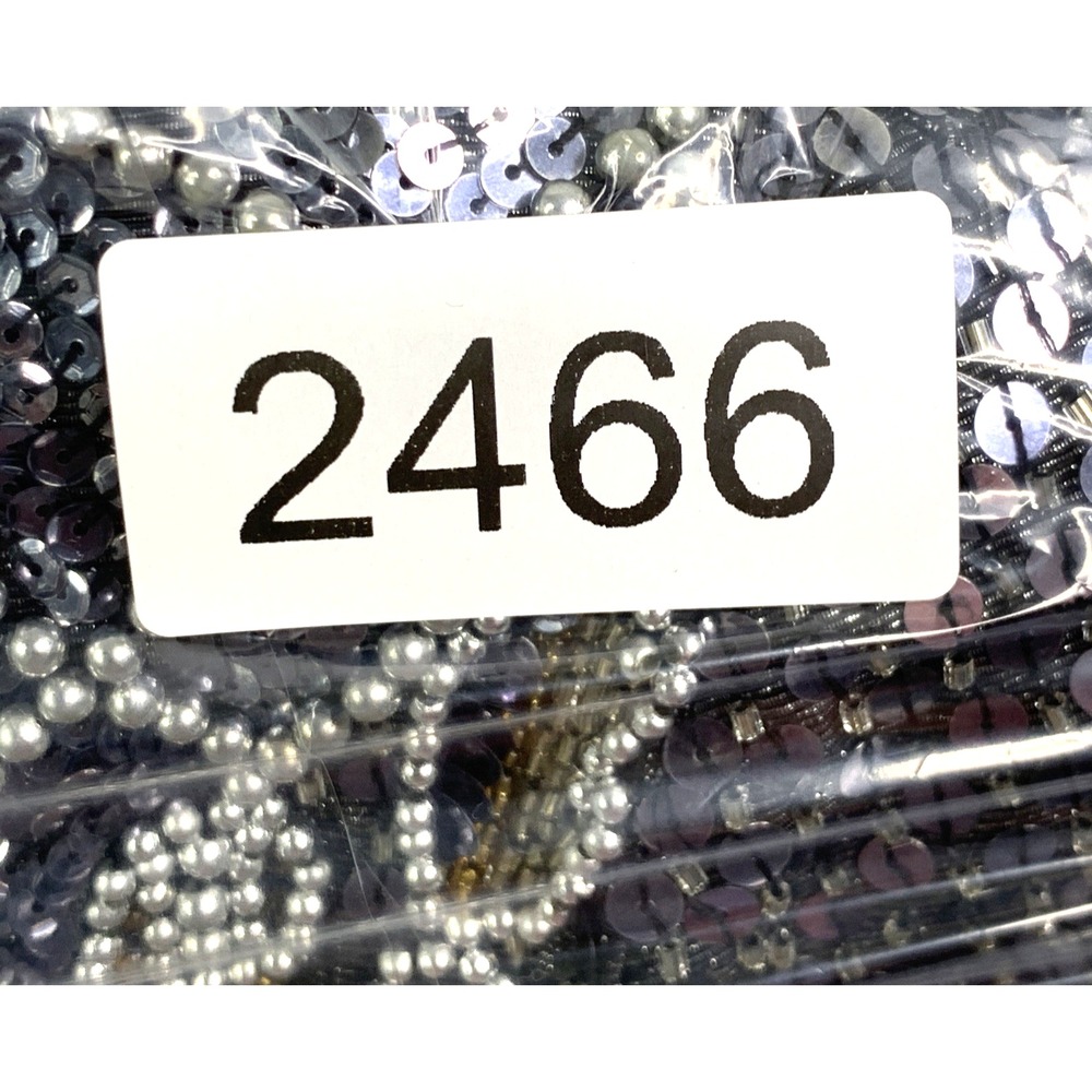 Black Tie Oleg Cassini Top Womens Size 8 Beaded Vintage Longsleeve Beautiful - Picture 14 of 14